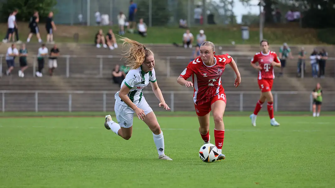 Carlotta Imping gegen Borussia Mönchengladbach. (Foto: Eichinger)