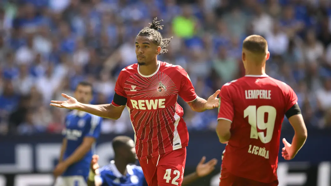 Damion Downs erzielte auf Schalke sein erstes Zweitliga-Tor. (Foto:IMAGO / Sven Simon)