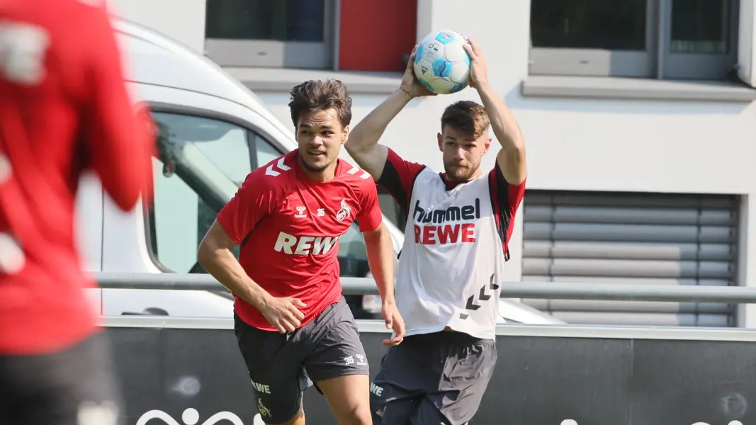 Max Finkgräfe und Jan Thielmann bereiten sich mit dem 1. FC Köln auf das Zweitliga-Derby vor. (Foto: Bucco)