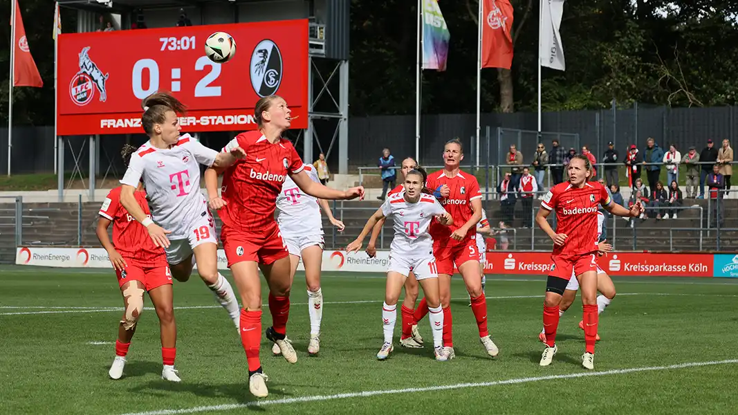 Die FC-Frauen verlieren ihr Heimspiel gegen Freiburg mit 0:2. (Foto: Sylvia Eichinger)