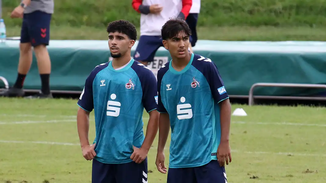 Fayssal Harchaoui und Abdul Malik Yilmaz im Trikot der U19. (Archivbild: GEISSBLOG)