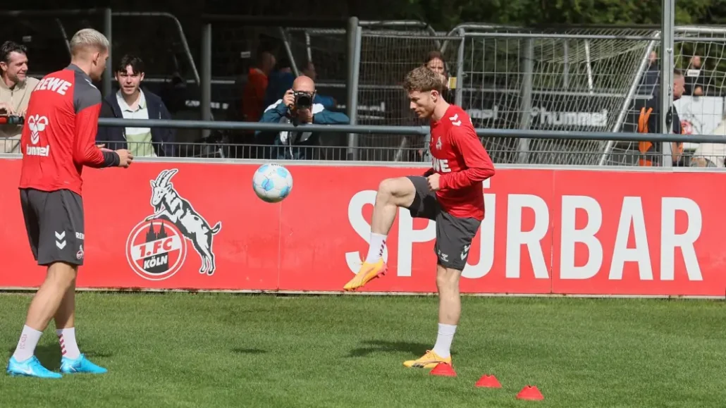 Florian Kainz und Luca Kilian trainieren wieder mit Ball. (Foto: Bucco)