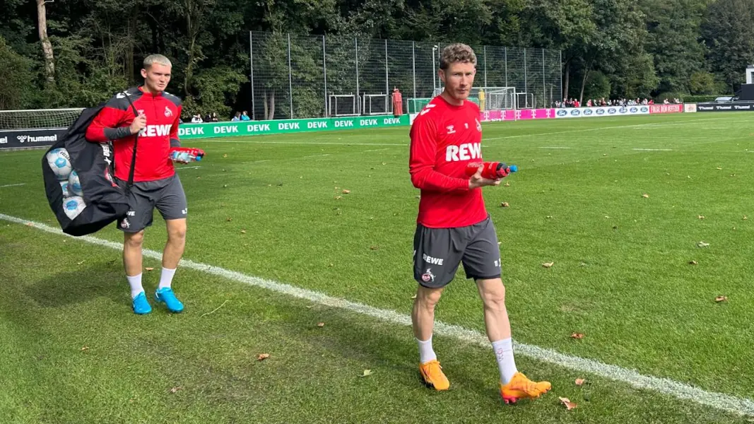 Florian Kainz und Luca Kilian sind zurück auf dem Rasen. (Foto: GEISSBLOG)