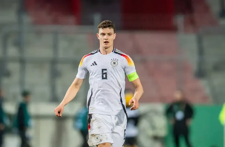 Eric Martel ist Kapitän der deutschen U21-Nationalmannschaft. (Foto: IMAGO / Beautiful Sports)