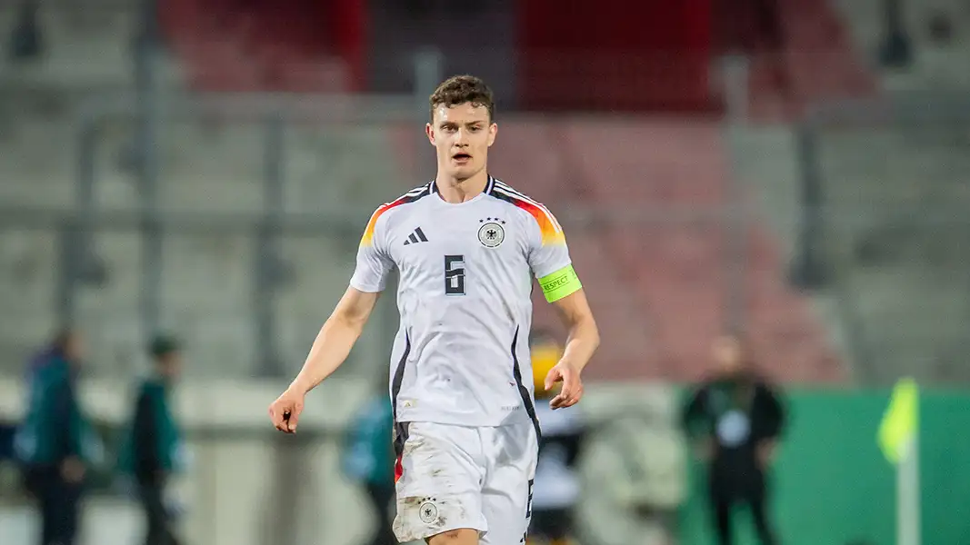 Eric Martel ist Kapitän der deutschen U21-Nationalmannschaft. (Foto: IMAGO / Beautiful Sports)