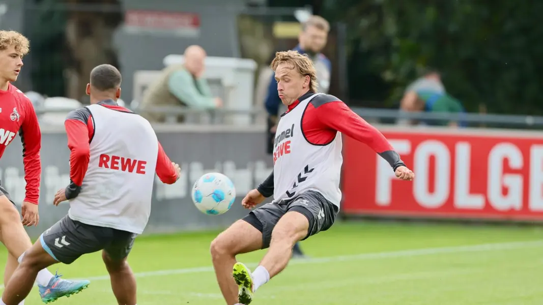 Mathias Olesen am Dienstag im Mannschaftstraining. (Foto: Bucco)