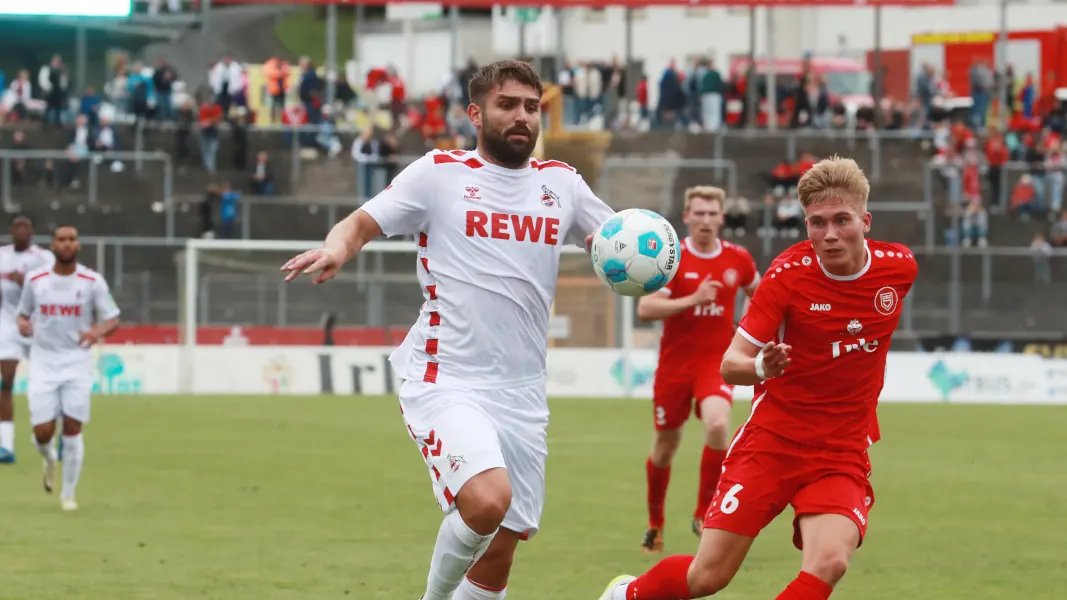 Nikola Soldo im Testspiel gegen Siegen am 5. Juli. (Foto: Bucco)