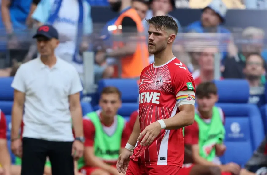 Jan Thielmann führte den 1. FC Köln auf Schalke erstmals als Kapitän an. (Foto: Bucco)