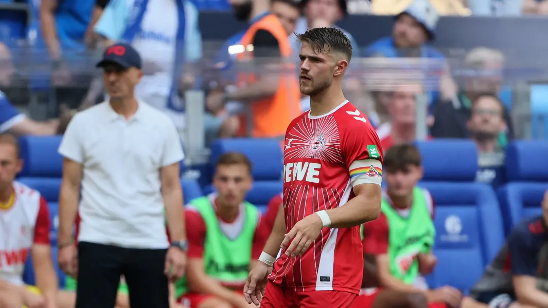 Jan Thielmann führte den 1. FC Köln auf Schalke erstmals als Kapitän an. (Foto: Bucco)