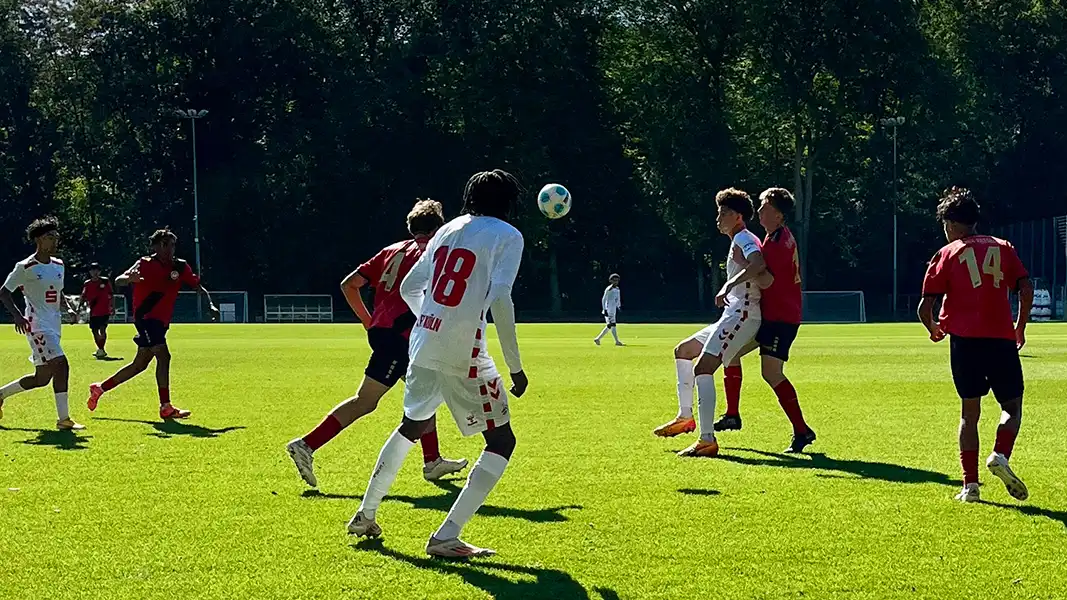 Die U17 gewinnt das dritte Spiel in Folge. (Foto: GEISSBLOG)