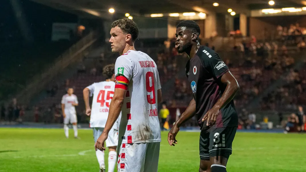 Luca Waldschmidt beim Turnier-Finale gegen Viktoria Köln. (Foto: IMAGO / Kirchner-Media)