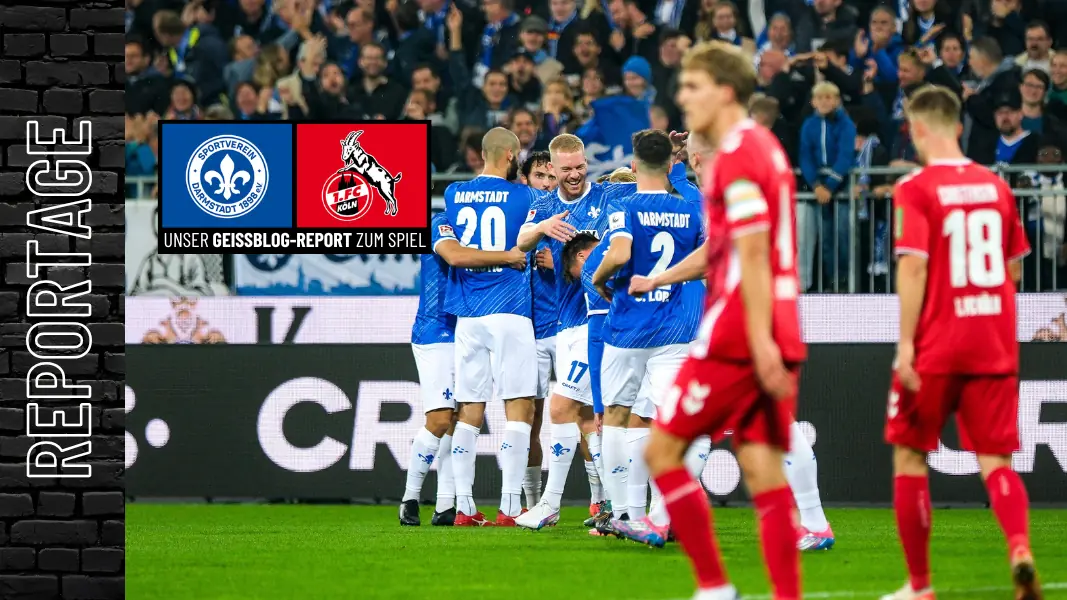 Darmstadt feierte gegen den 1. FC Köln den ersten Heimsieg seit einem Jahr. (Foto: IMAGO / Eibner)