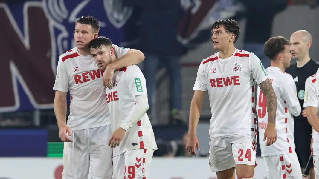 Dominique Heintz (l.) und Julian Pauli (r.) waren Teil der Kölner Dreierkette gegen Kiel. (Foto: IMAGO / Nordphoto)