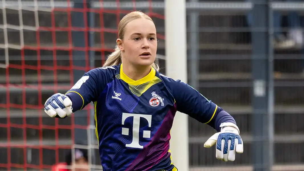 Josefine Osigus im Tor des 1. FC Köln. (Foto: Sylvia Eichinger)