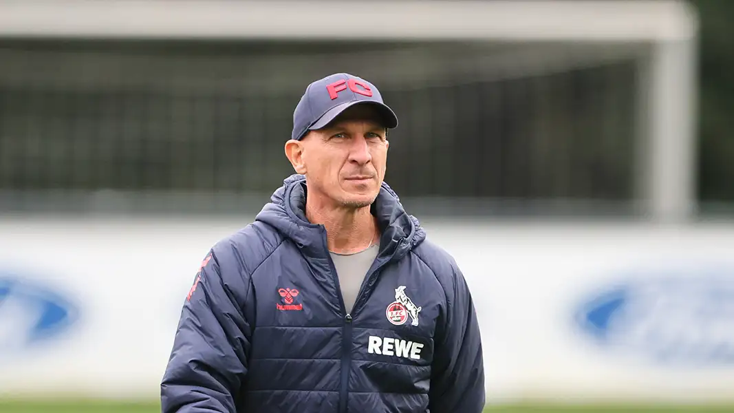 Gerhard Struber im Training des 1. FC Köln. (Foto: Bucco)