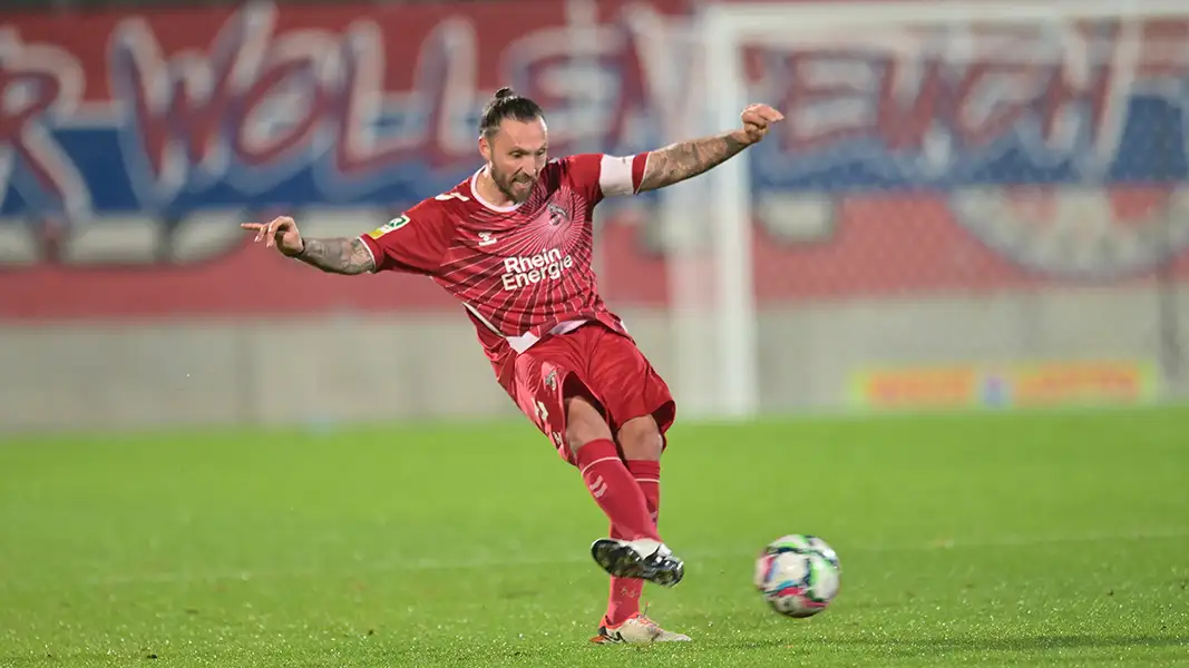 Marco Höger führt die U21 des 1. FC Köln ins Traditionsduell mit dem MSV Duisburg. (Foto: IMAGO / Nordphoto)