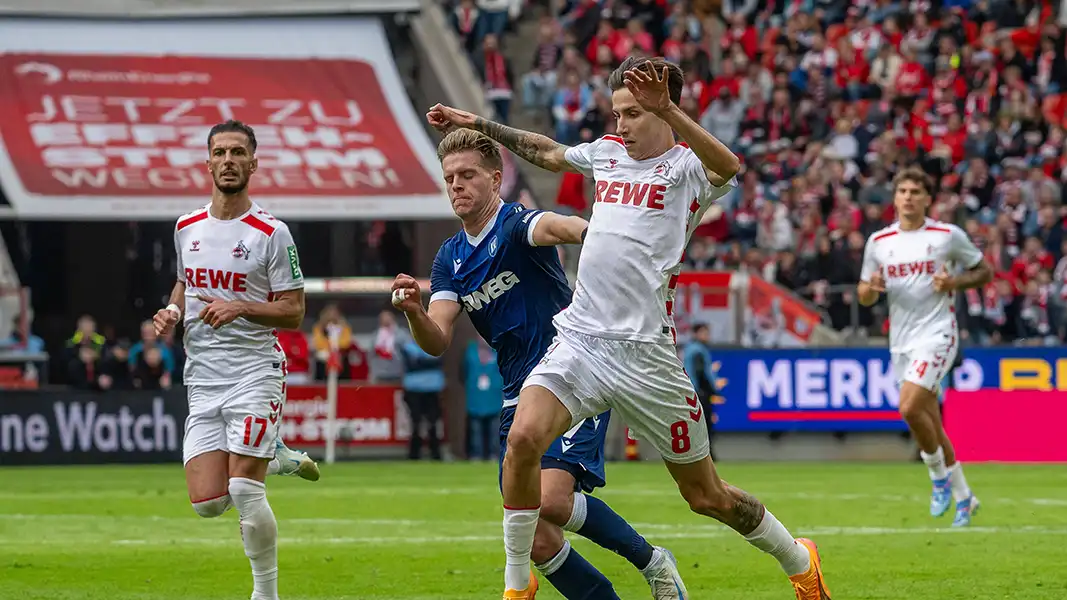 Denis Huseinbasic im Spiel gegen den KSC. (Foto: IMAGO / Kirchner-Media)