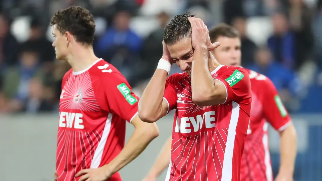 Frust bei Leart Pacarada und dem 1. FC Köln. (Foto: IMAGO / Jan Huebner)