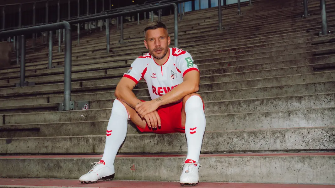 Lukas Podolski im RheinEnergieStadion. (Foto: 1. FC Köln)