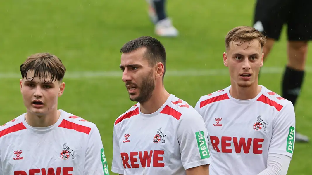 Bekamen gegen Bochum viel Spielzeit: Jaka Potocnik, Sargis Adamyan und Marvin Obuz. (Foto: Bucco)