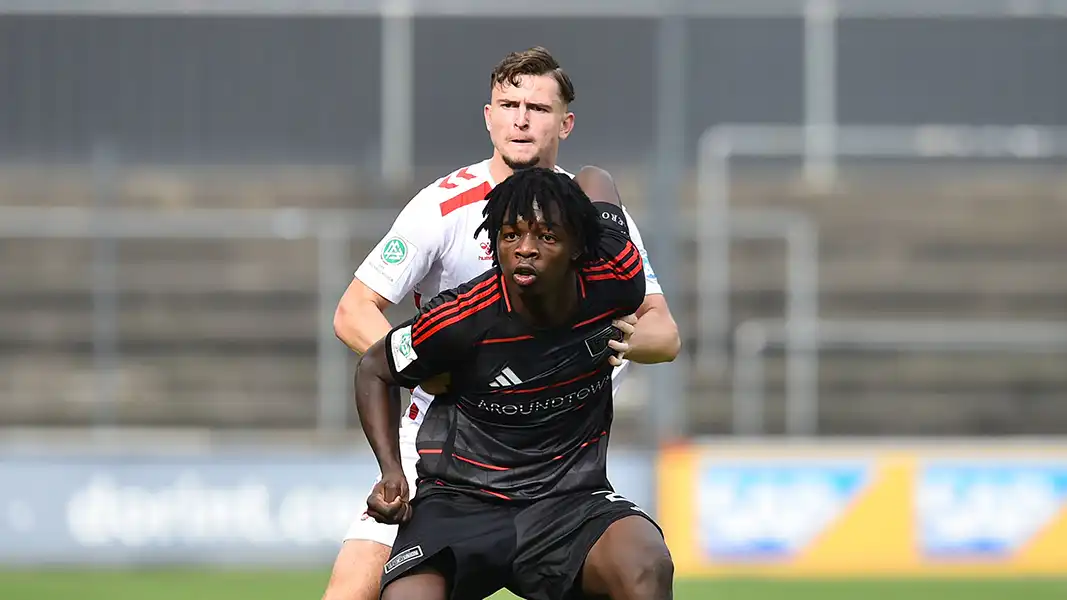 Luis Stapelmann und die U19 des 1. FC Köln sind gegen Union Berlin im DFB-Pokal ausgeschieden. (Foto: IMAGO / Fotografie73)