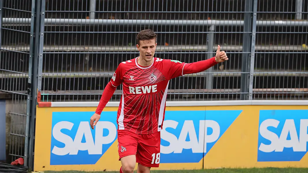 Rasmus Carstensen hat zuletzt im Test gegen Groningen für den 1. FC Köln gespielt. (Foto: Bucco)