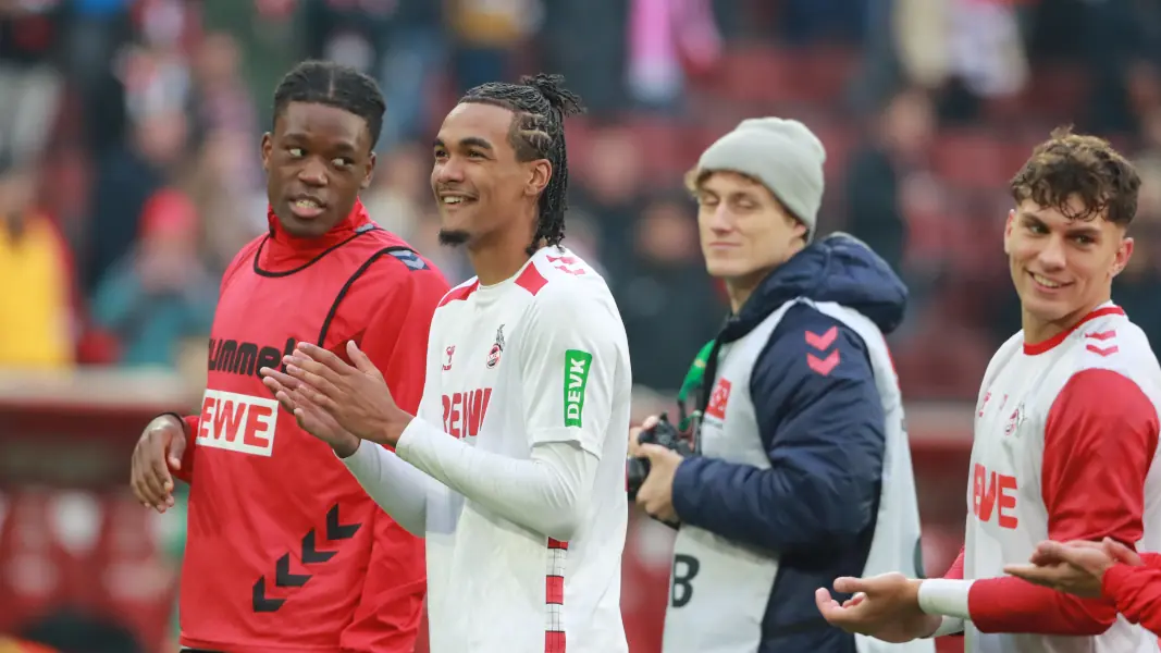 Damion Downs nach seinem Siegtreffer gegen Fürth. (Foto: Bucco)