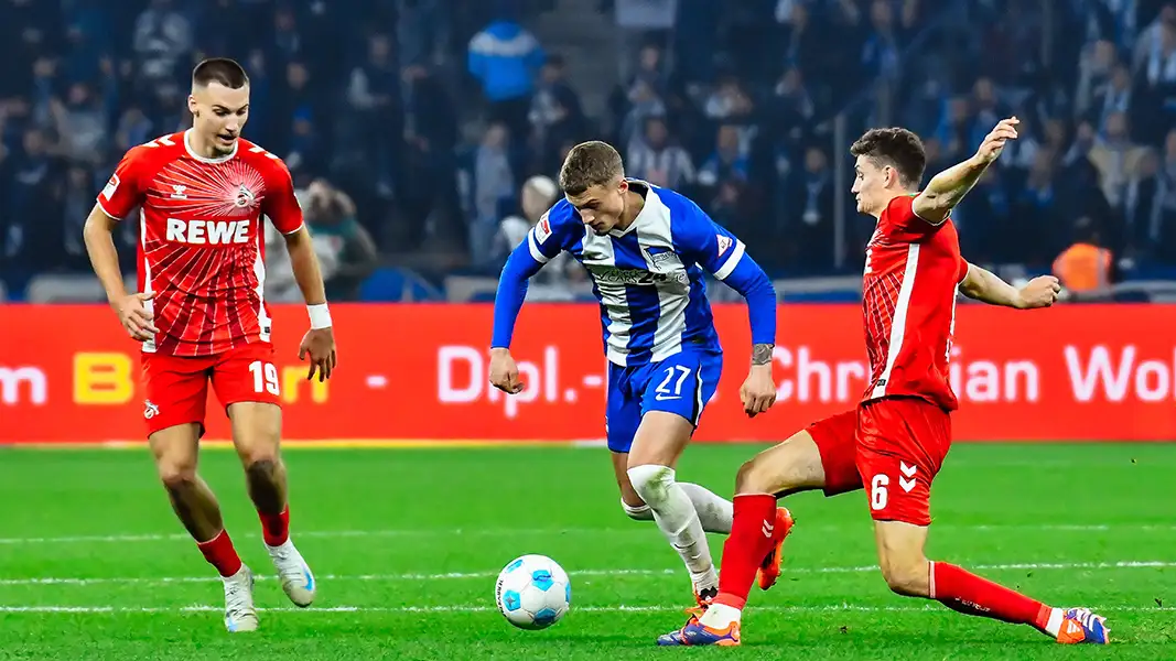 Tim Lemperle und Eric Martel wussten gegen die Hertha zu überzeugen. (Foto: IMAGO / Huebner)