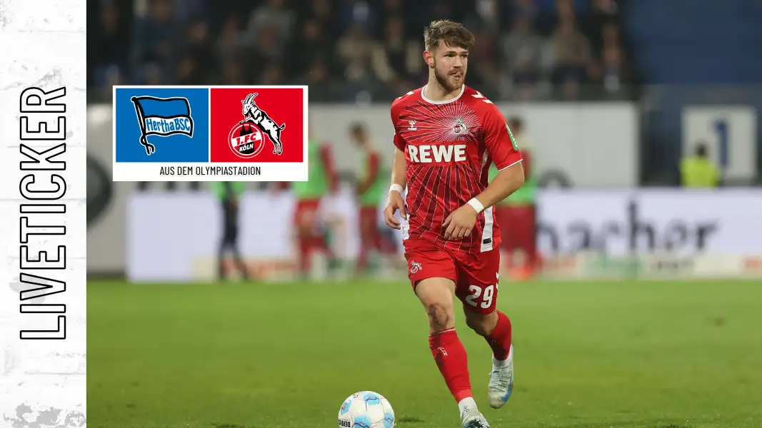 Jan Thielmann und der 1. FC Köln treffen auf die Hertha. (Foto: IMAGO/ HMB-Media)