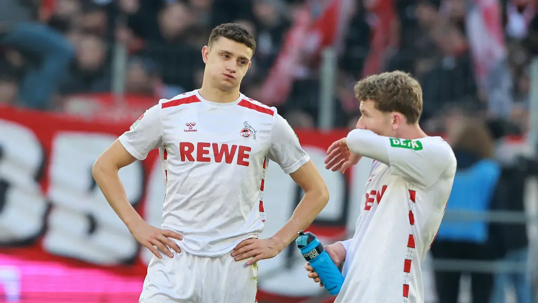 Eric Martel und Florian Kainz nach dem 2:2 gegen Hannover. (Foto: Bucco)