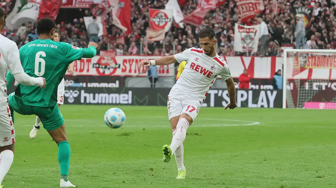 Leart Pacarada im Spiel gegen Greuther Fürth. (Foto: Bucco)