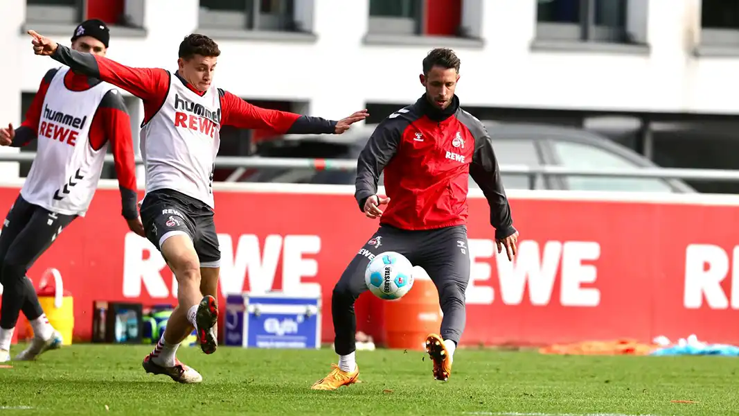 Mark Uth am Dienstag im Training. (Foto: Bucco)