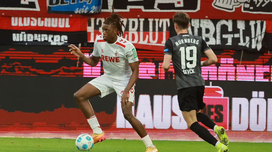 Elias Bakatukanda gegen Nürnberg. (Foto: Bucco)