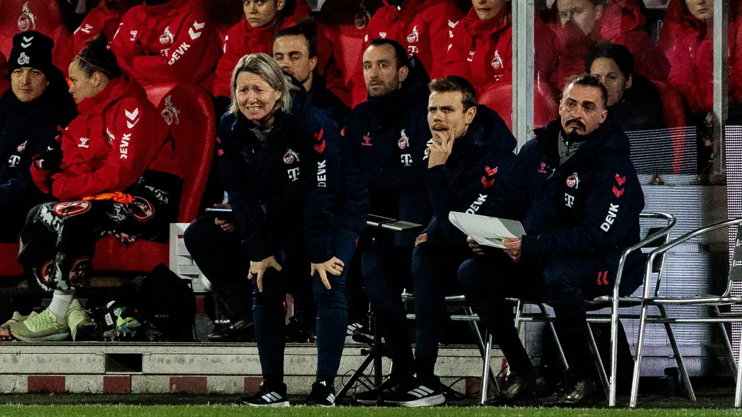 Jacqueline Dünker beim Heimspiel der FC-Frauen gegen Leipzig. (Foto: IMAGO / Beautiful Sports)