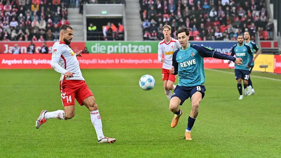 Denis Huseinbasic im Spiel beim SSV Jahn Regensburg. (Foto: IMAGO / Beautiful Sports)