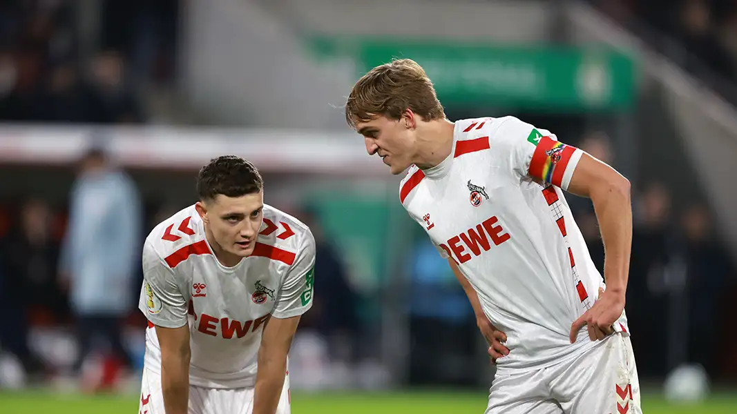 Timo Hübers und Eric Martel halten beim 1. FC Köln die Defensive dicht. (Foto: Bucco)