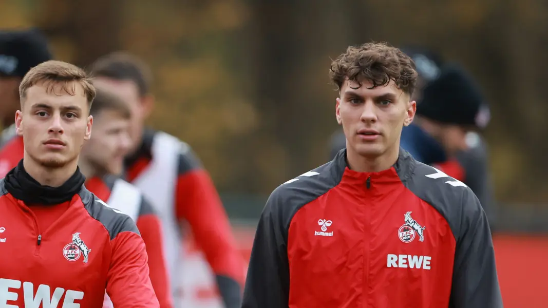 Die FC-Youngsters Julian Pauli (r.) und Marvin Obuz. (Foto: Bucco)