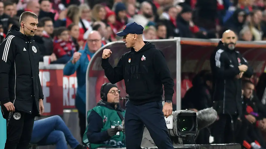 Gerhard Struber bejubelt gegen Nürnberg den nächsten Saisonsieg. (Foto: IMAGO / DeFodi Images)