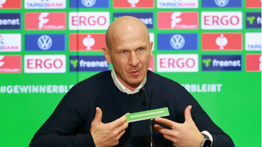 Gerhard Struber nach dem Einzug ins Pokal-Viertelfinale. (Foto: Bucco)