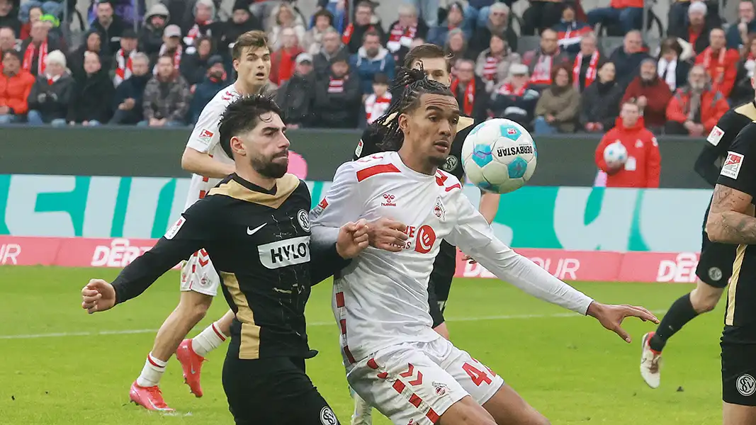 Damion Downs im Spiel gegen Elversberg. (Foto: Bucco)