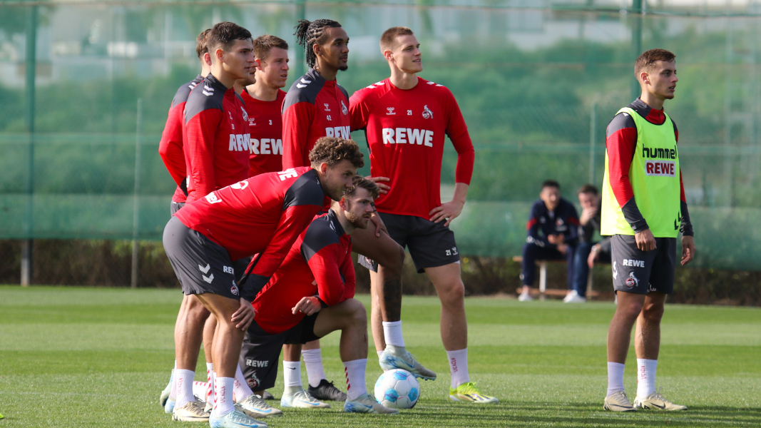 Die FC-Profis am Donnerstag. (Foto: GEISSBLOG)