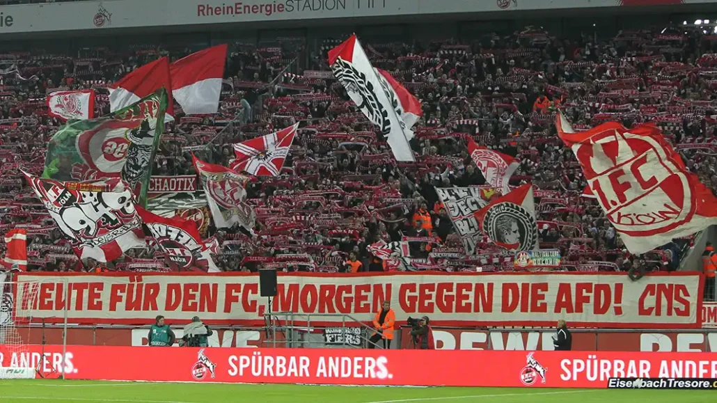 Die FC-Fans positionieren schon lange klar gegen die AfD. (Foto: IMAGO / Jan Huebner)