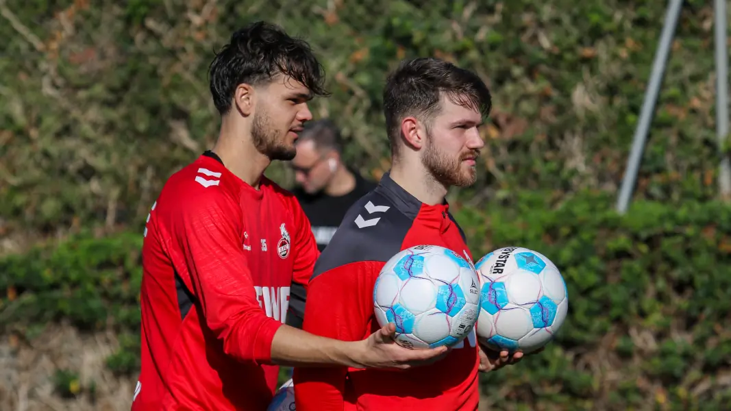 Jan Thielmann und Max Finkgräfe. (Foto: GEISSBLOG)