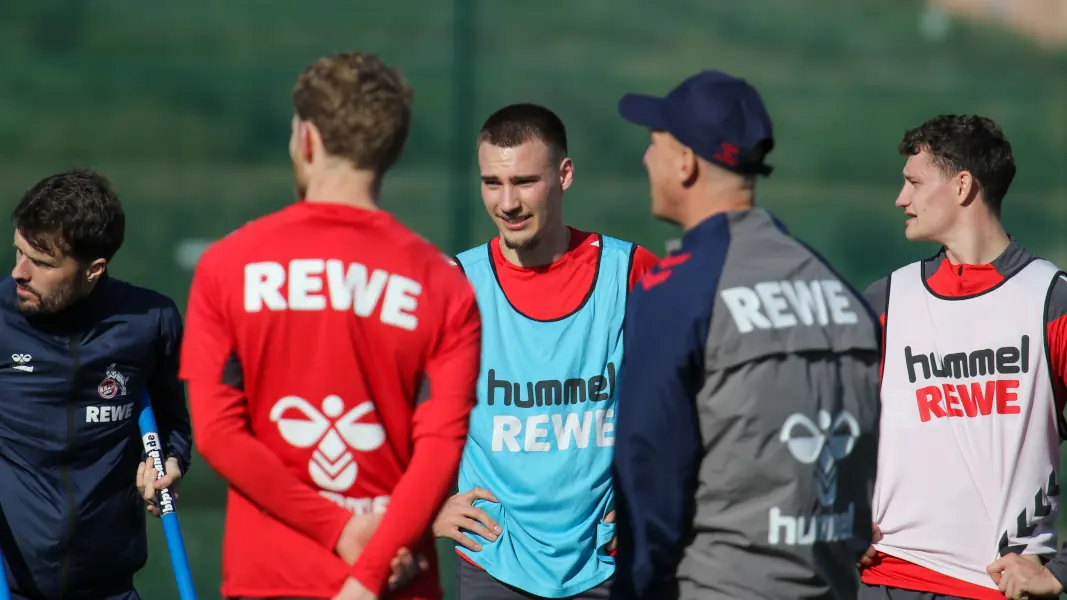 Tim Lemperle beim Vormittagstraining. (Foto: GEISSBLOG)