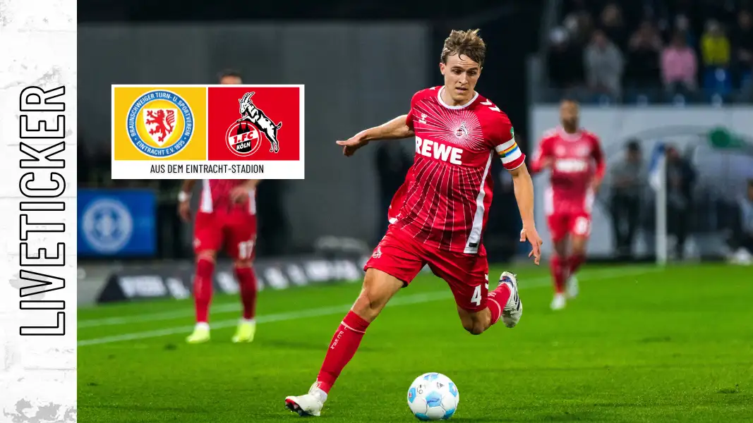 Timo Hübers und der 1. FC Köln sind bei Eintracht Braunschweig zu Gast. (Foto: IMAGO / Eibner)