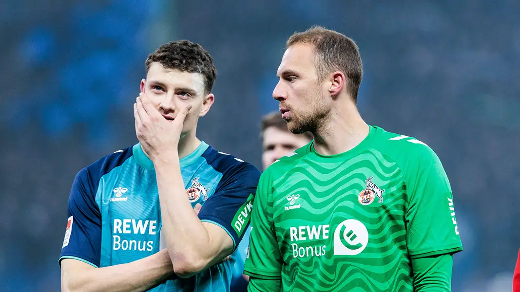 Enttäuschte Gesichter beim 1. FC Köln nach der Pleite beim HSV. (Foto: IMAGO / Beautiful Sports)