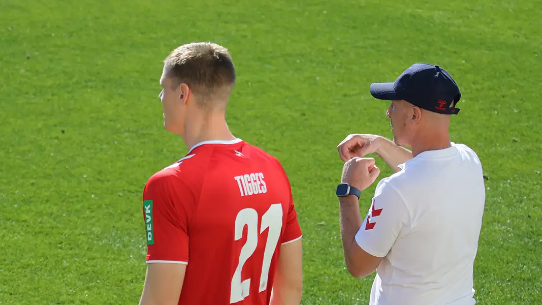 Steffen Tigges bei seiner Einwechslung gegen den FC Lugano. (Foto: GEISSBLOG)