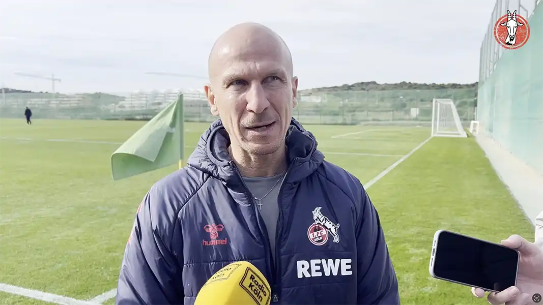 Gerhard Struber im Trainingslager. (Foto: GEISSBLOG)