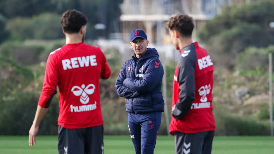 Gerhard Struber während des Trainingslagers in Estepona. (Foto: GEISSBLOG)