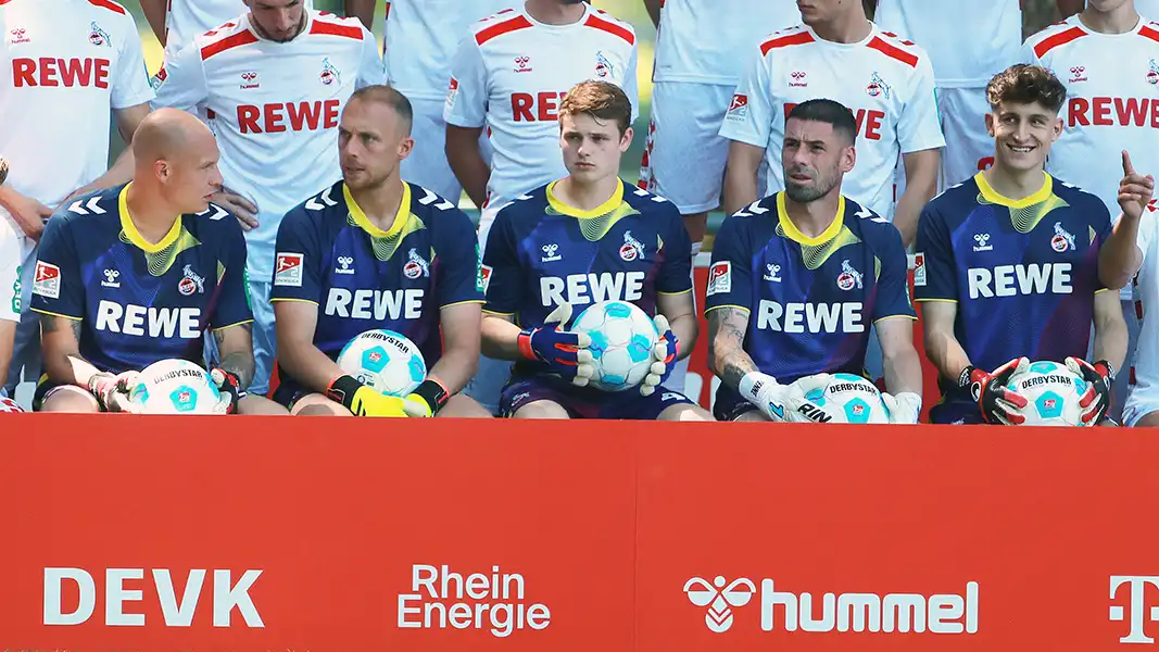 Die Torhüter des 1. FC Köln zu Beginn der Saison 2024/25. (Foto: Bucco)